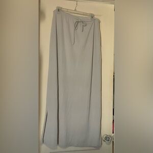 Cherokee light beige V-Neck Women's Top & skirt